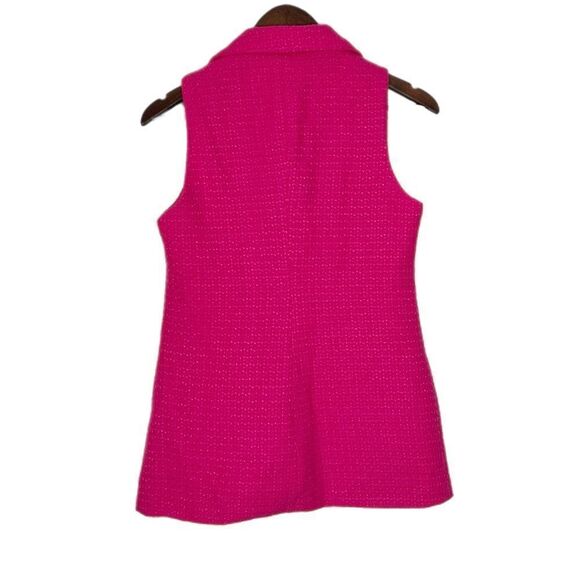 Happily Grey Pink Collared Suit Vest - Picture 2 of 5